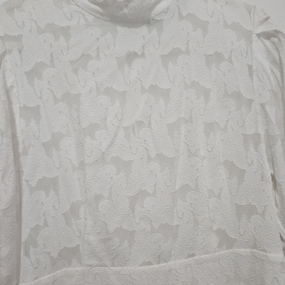 & Other Stories White Jacquard Dress 10 - Picture 4 of 9